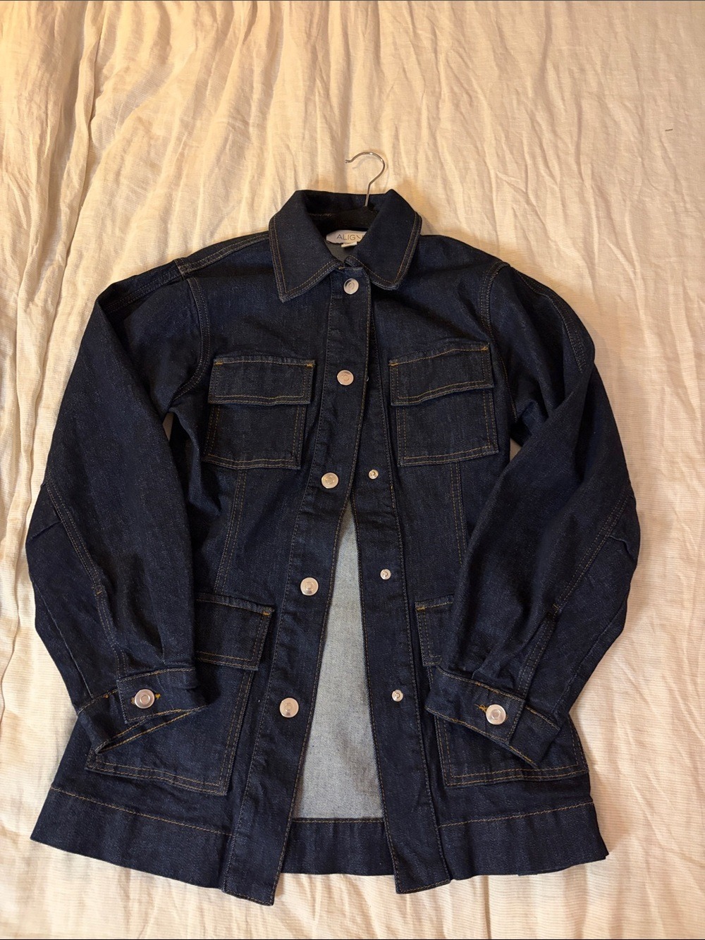 La Ligne Dark Indigo Denim Jacket